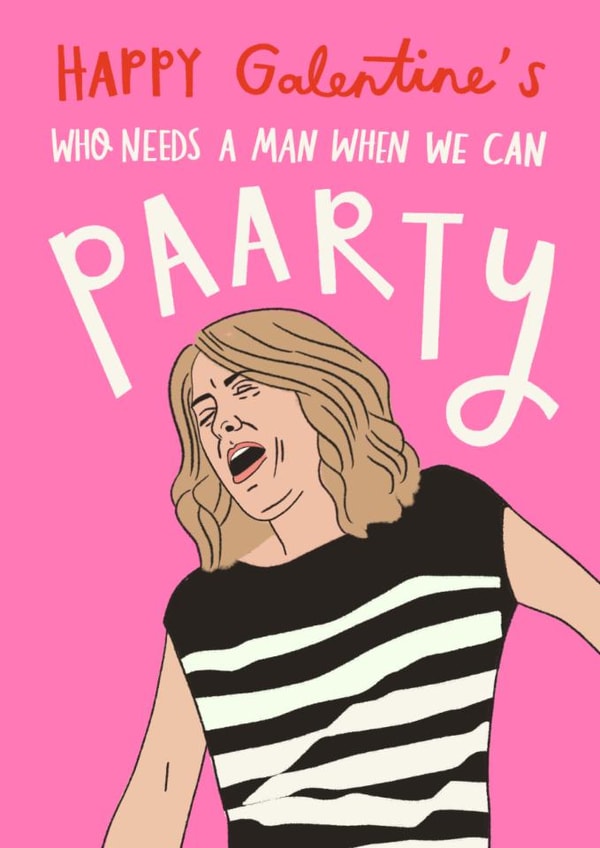 Funny Valentine's Day Card - Kristen Wiig - Bridesmaids created by AbiGoLucky