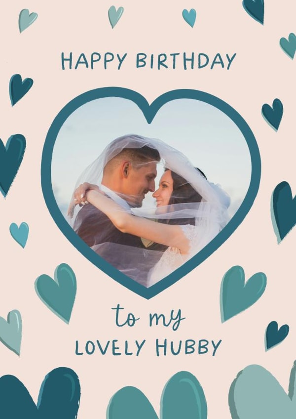 Classic Birthday Card - Lovely Hubby created by The Pattern Press