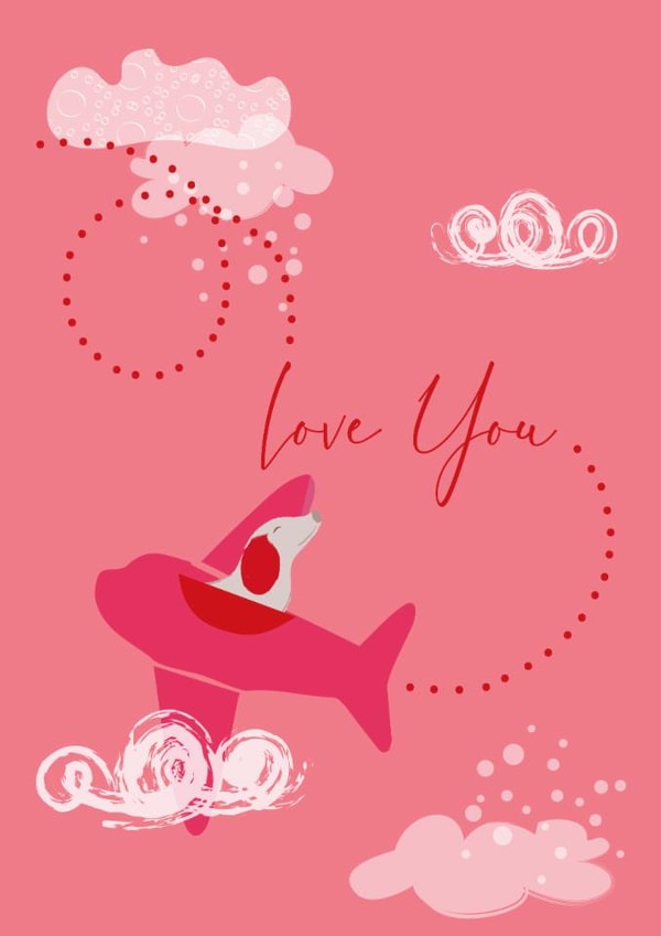 Cute Valentine's Day Card - Dog - Love You | thortful