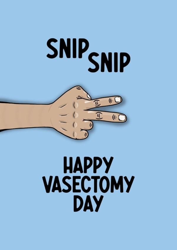 Funny Vasectomy Card created by fyou cards