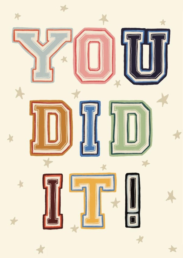 Classic Congratulations Card - You Did It! created by Mallory McAfee