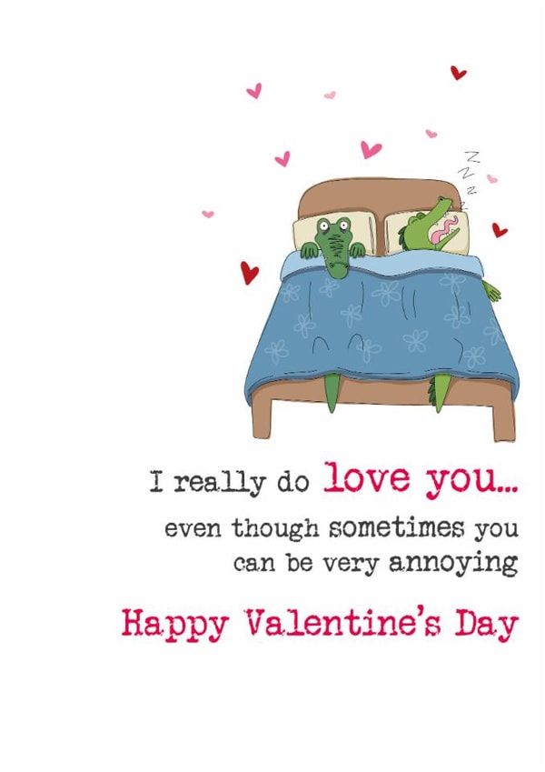 Funny Valentine's Card - You're Annoying - Love created by Dandelion Stationery