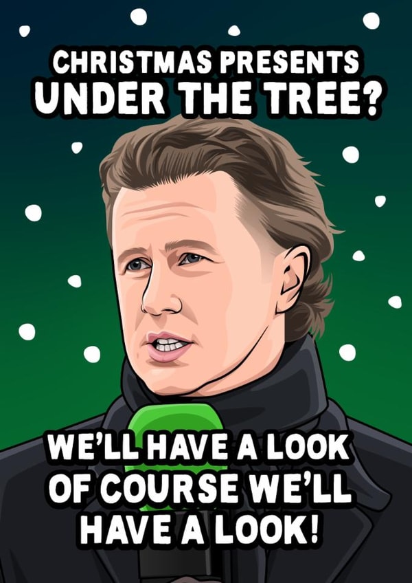 Funny Christmas Card - Steve McManaman - We'll Have A Look created by All Things Banter
