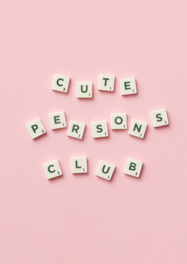 Cute new Baby Girl card 'Cute Persons Club' created by Danielle Ellen