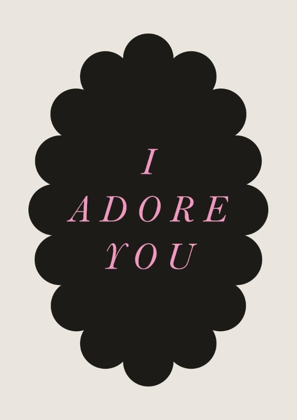 Classic Valentine's Day Card - I Adore You created by Holly Hall
