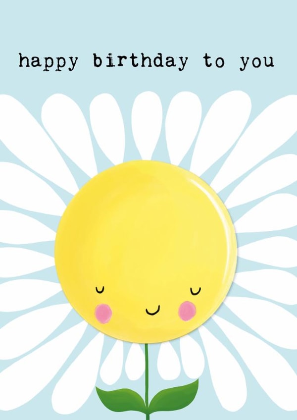 Cute Birthday Card - Daisy - For Her created by Bexy Boo
