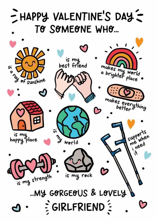 Cute Valentine’s Day Card for Girlfriend – Heartfelt and Meaningful created by Lyndsay Moon