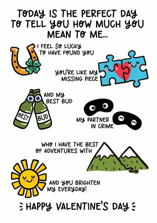 Cute Valentine’s Day Card – Best Adventure created by Lyndsay Moon