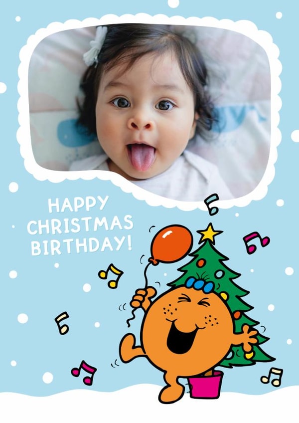Cute Birthday Card - Little Miss Fun - Mr. Men - Christmas Birthday created by Mr. Men