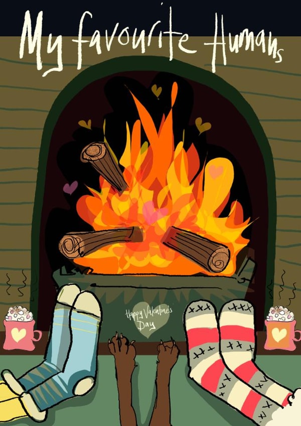 VDAYCOMP My Favourite Humans on Valentine's Day created by Higgledy Ink Illustration