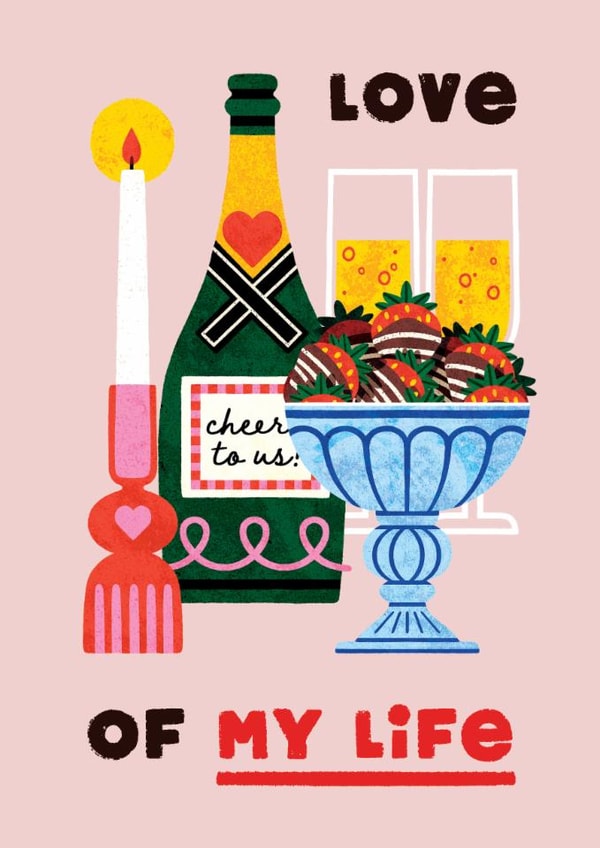 Cute Valentine's Day Card - For Significant Other - Love of My Life created by Folio | Ian Owen