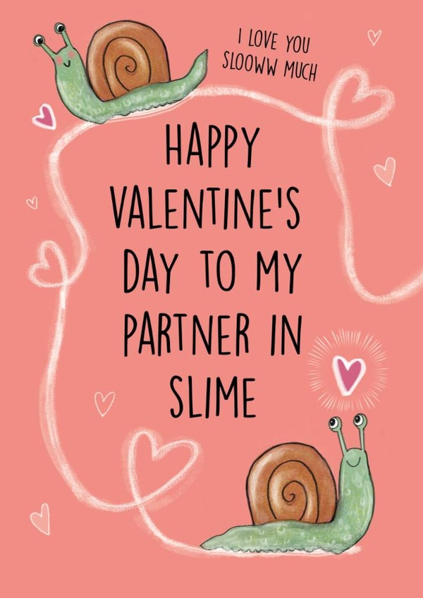 Cute and Quirky Valentine's Day Card for Significant Other created by Holly Bushnell Illustration