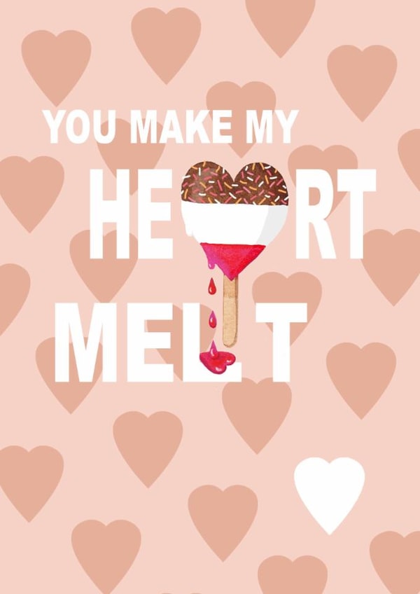 Heart melting moments. For Valentine's Day, Anniversary or Just Because created by Ally Marie Illustration