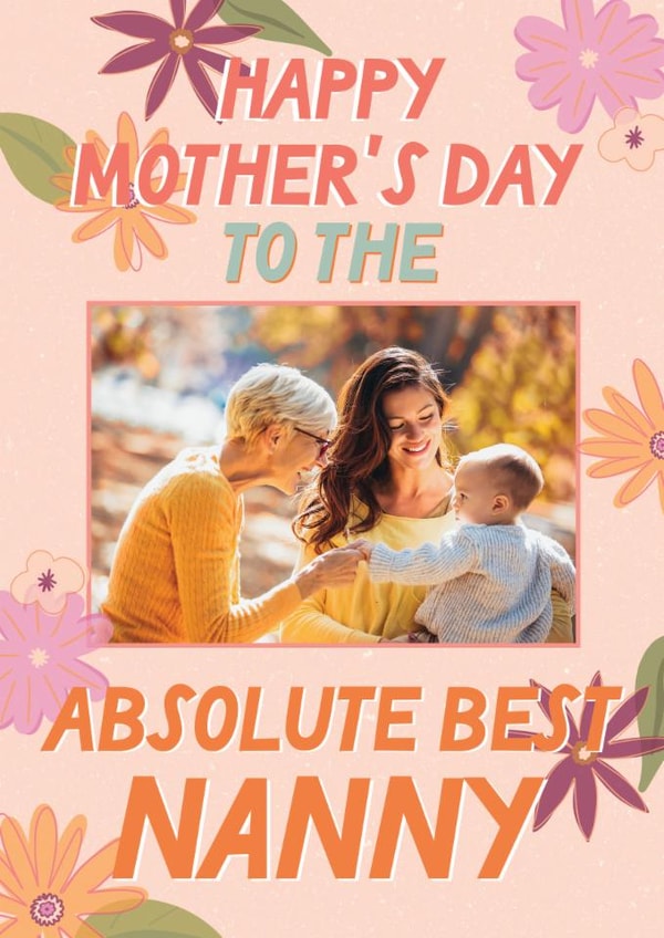 Classic Mother's Day Card - For Nanny - Absolute Best Nanny created by Sweetlove Press
