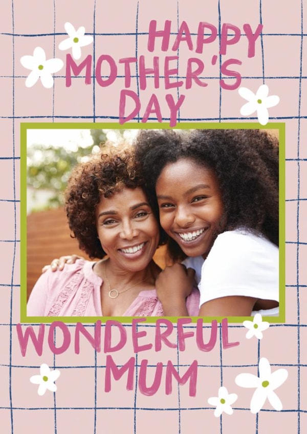 Classic Mother's Day Card - Wonderful Mum - Flowers created by Sweetlove Press