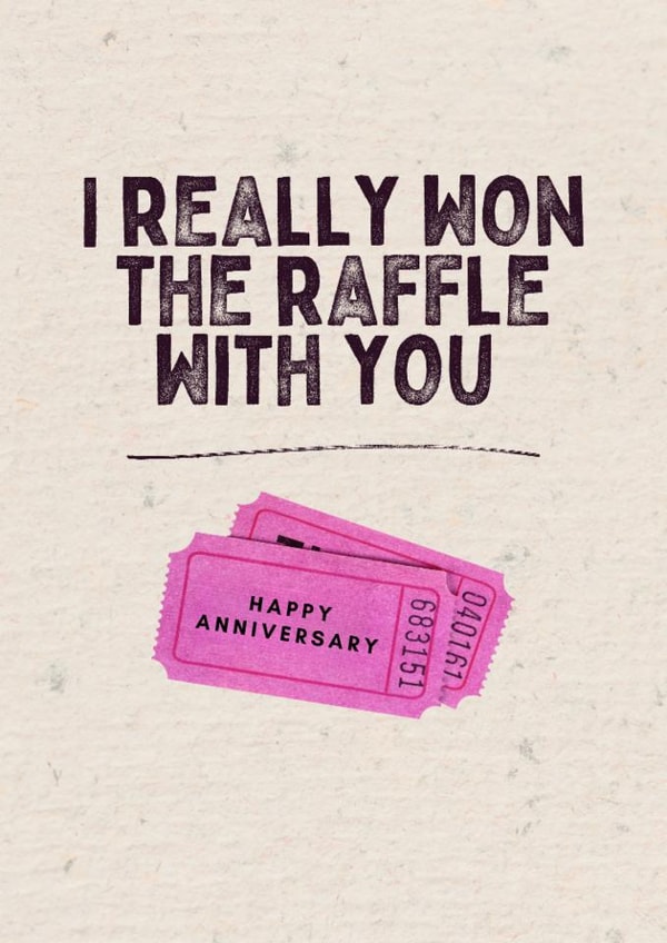 Super cute and playful anniversary card for your loved one. Unisex and bold. created by LUCY BARFOOT | SUPER TINY HANDS