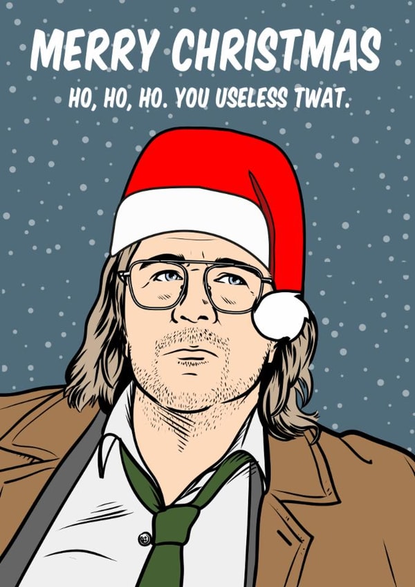 'Slow Horses' Christmas card, including a Jackson Lamb insult created by Graham Sanders