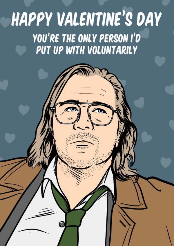 Funny Valentine's Day card with Jackson Lamb (Gary Oldman) from Slow Horses. created by Graham Sanders