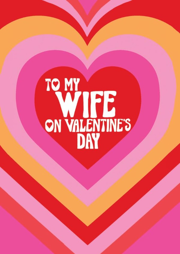 Wife Valentine's Day Card created by Paper Salad