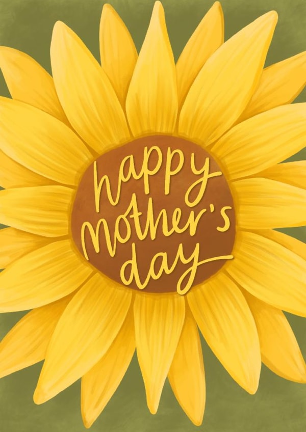 Pretty Mother’s Day Card - Sunflower created by Fliss Muir