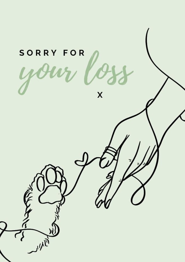 Sorry For Your Loss Pet created by House of Aurora