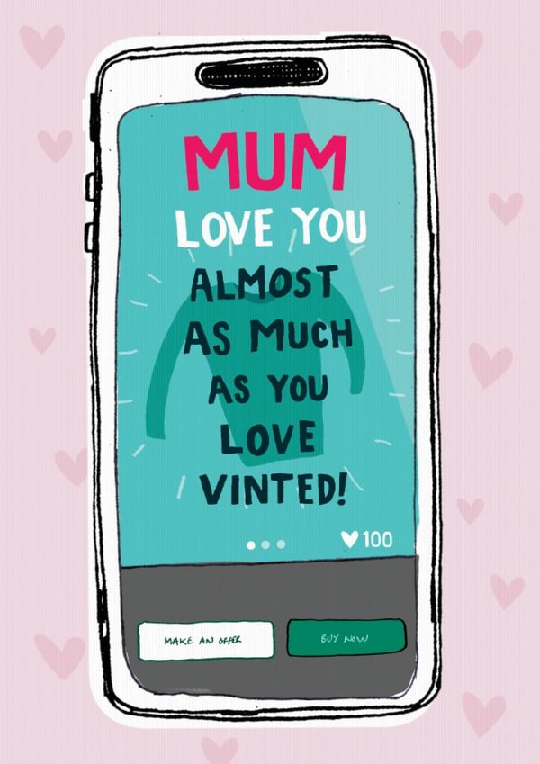 Funny Mother's Day Card - Vinted created by Pencilface