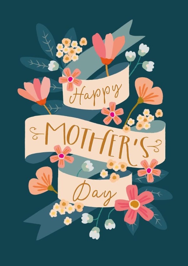 Classic Mother's Day Card - Floral created by The Pattern Press