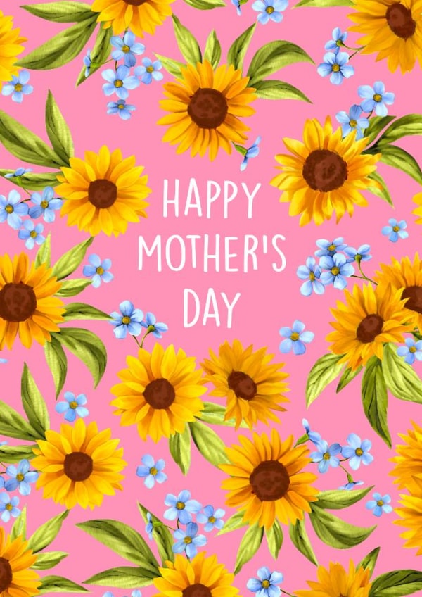 Pretty Mother's Day Card - Sunflowers - Floral | thortful