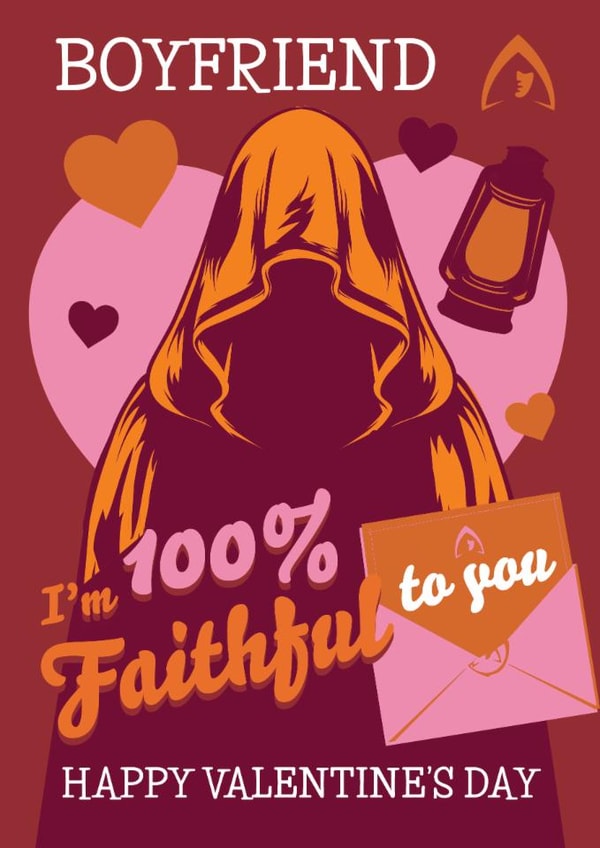 Funny Valentine’s Card – The Traitors – For Boyfriend created by Danilo