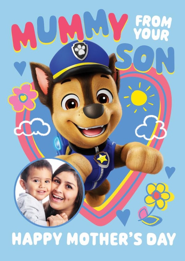 Cute Mother’s Day Photo Card – Paw Patrol Personalised Card created by Danilo
