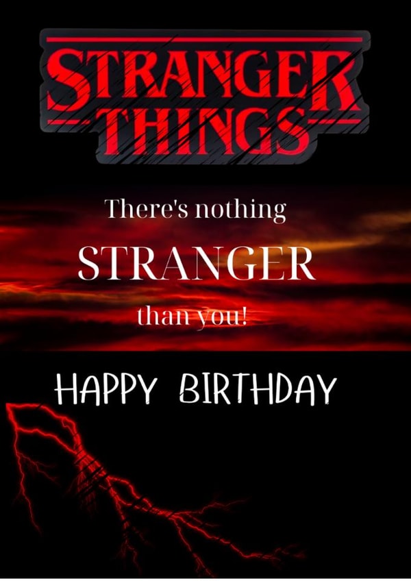 A Card for a Stranger Things Fan created by Say it like you mean it 