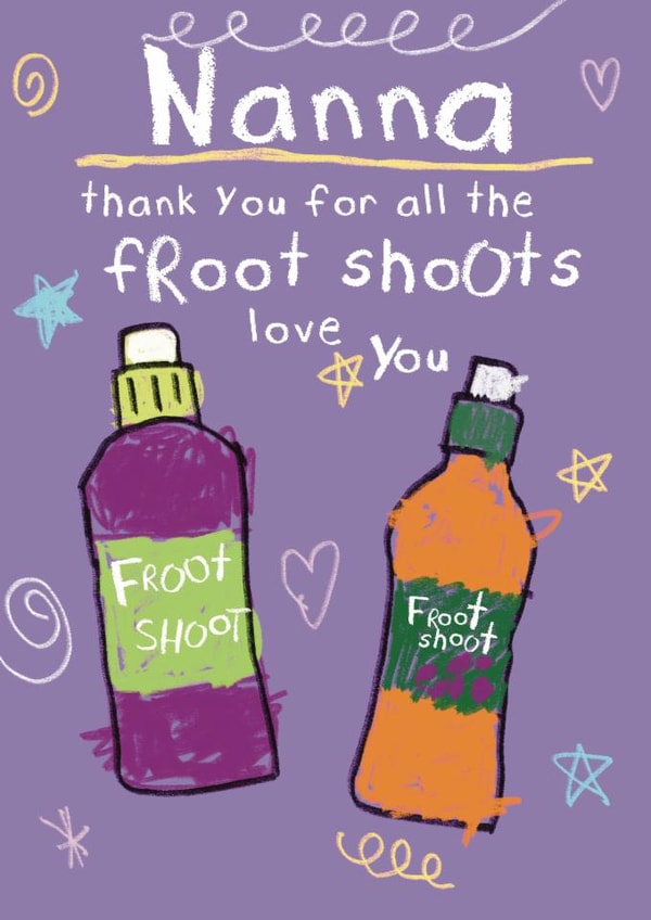 Cute Mother's Day Card - For Nanna - Fruit Shoot created by Pickled Prints