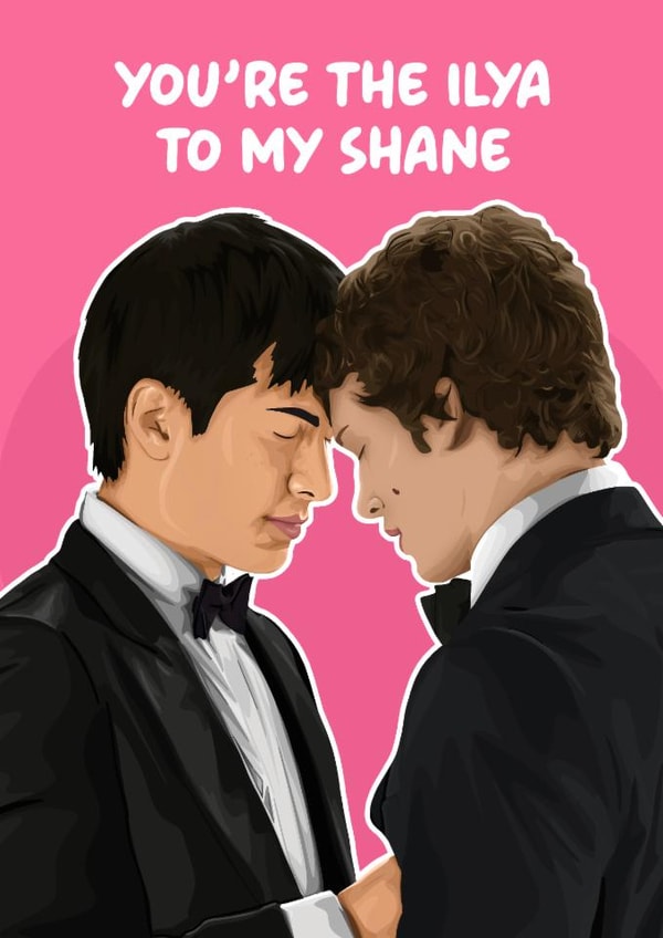 Fun Valentine's Day/Anniversary Card - Heated Rivalry - Ilya And Shane created by Pink + Pip