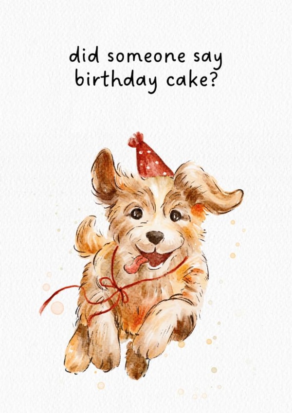 Cute Birthday Card - For Dog Lovers created by BYANIKA