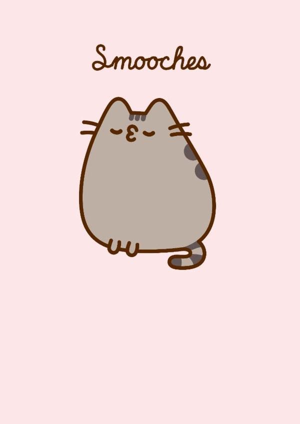 Valentine's Day Card | Pusheen | Smooches created by Hype Cards