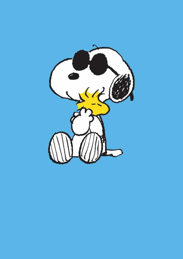 Cute Just Because Card - Snoopy - Joe Cool created by Hype Cards