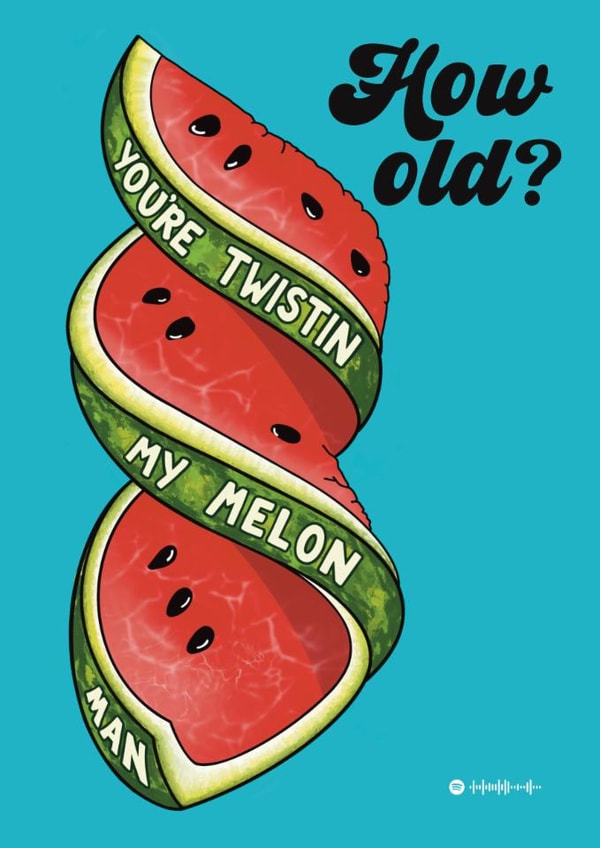 How old? Cheeky Happy Mondays Birthday Card created by Choo Choo 