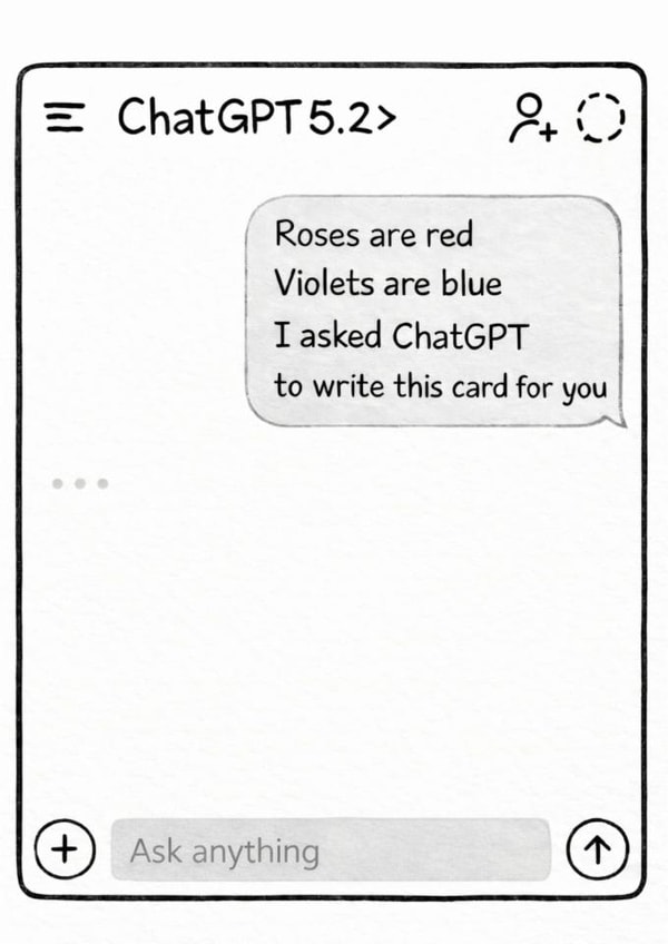 Funny I asked ChatGPT AI card created by Corn Fred 