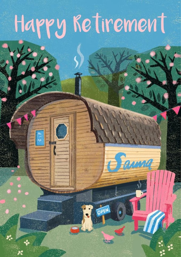 Classic Retirement Card - Sauna created by Rocket68