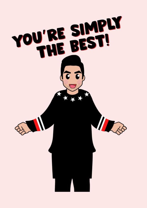 Cute Schitt’s Creek anniversary card for your partner/husband/wife. created by Geeky Schitt