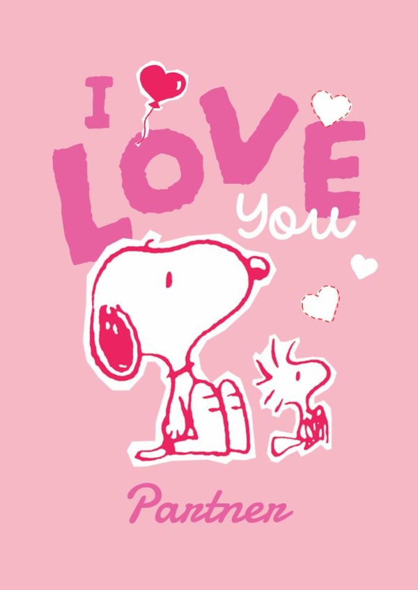 Cute Valentine’s Card – Snoopy – For Partner created by Danilo