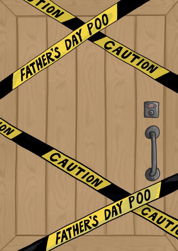 Funny Father’s Day Card for Stinky Poo Dads! created by Running with Scissors