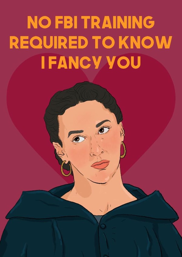 Funny Valentine's Day Card - The Traitors - Rachel - FBI Training created by The Queer Store