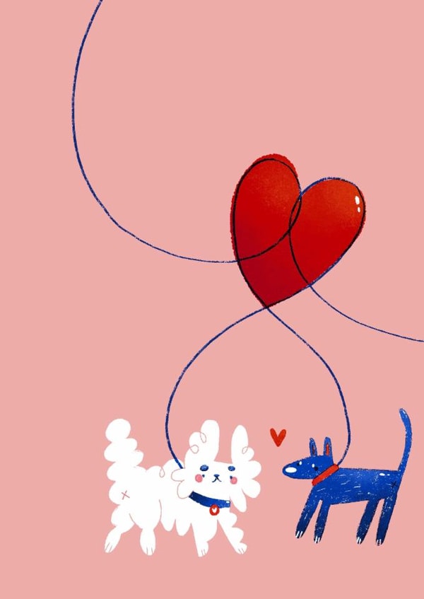 Dogs in Love created by Nikita Van Den Bosch