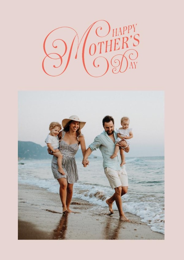 Classic Mother's Day Card - Script Typography created by lori wemple