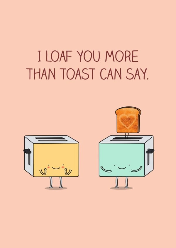 Love at first sight for two toasters created by Milkyprint