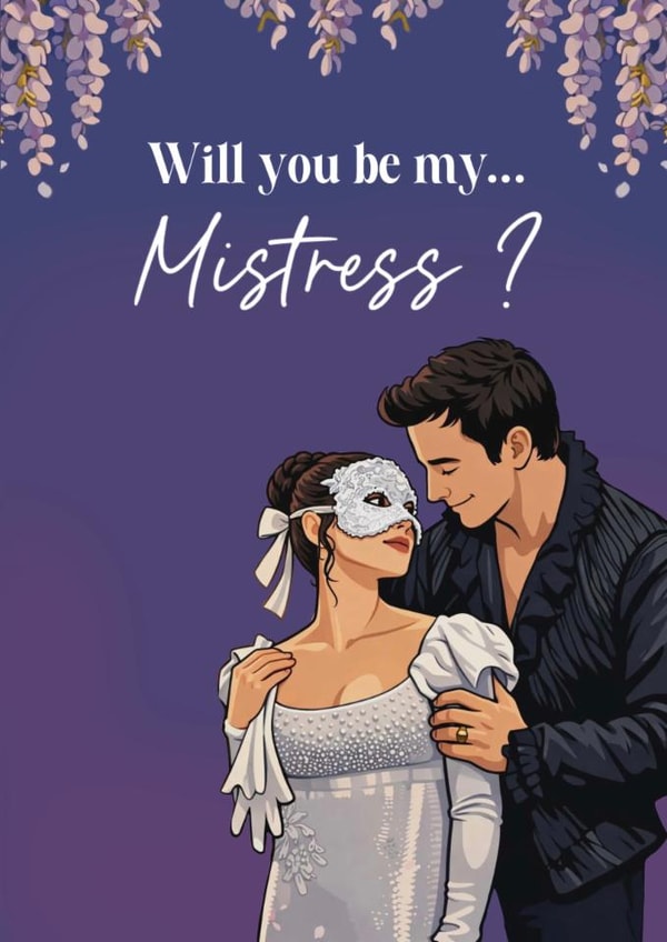 Funny Benedict Bridgerton Valentines day Card created by Made_by_mayfly