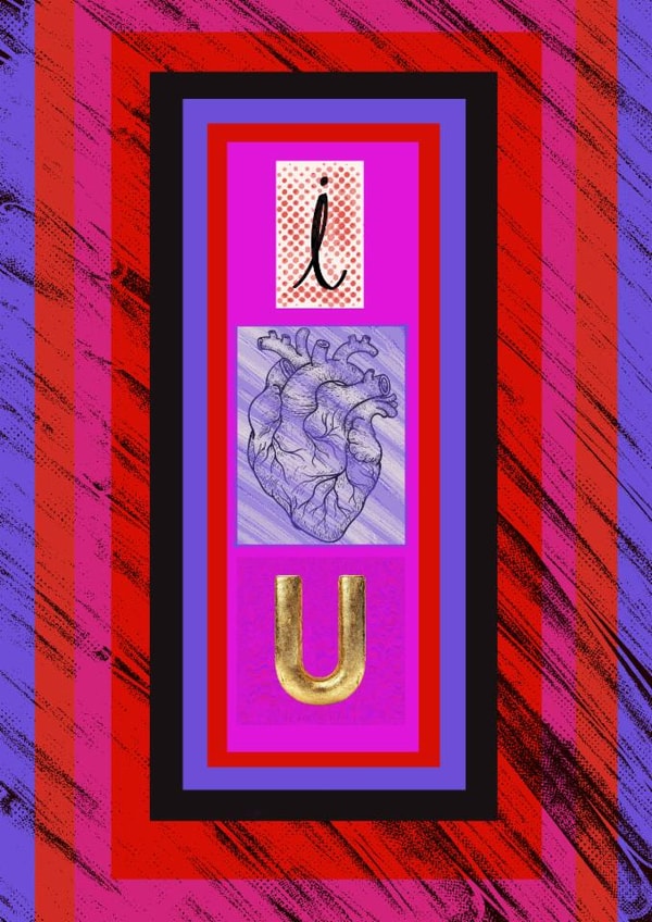 Just a simple love card. created by Godiva Art Studio