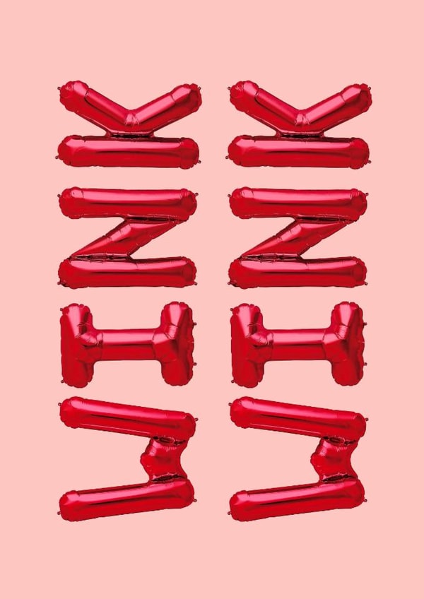 Shiney Red and Pink Cute Valentines Card to woo your Valentine created by PengellyArt