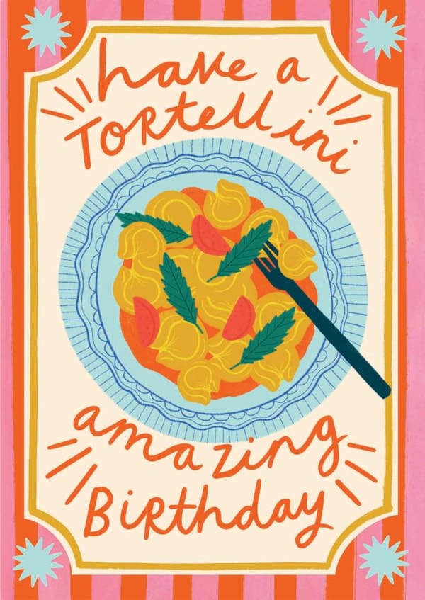 Classic Birthday Card - Tortellini created by Kerrie McNeill